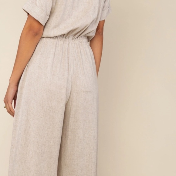 NLT Linen Jumpsuit - Picture 2 of 3